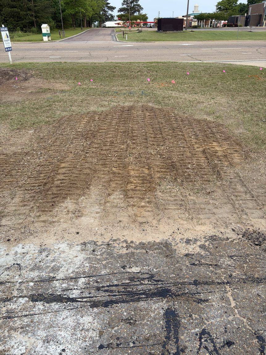 Grading and leveling a site in Madison MS